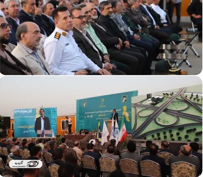 عملیات عمرانی در پل بسیج رسما آغاز شد