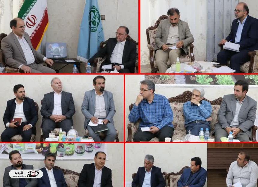 نشست هم اندیشی مدیرعامل شرکت مغان با اساتید، پژوهشگران و متخصصین استان