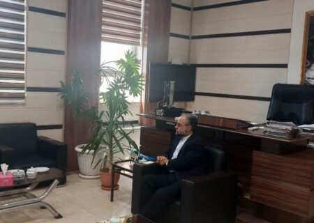 دیدار مدیر اجرایی کارخانجات سبلان پارچه با دادستان جدید اردبیل