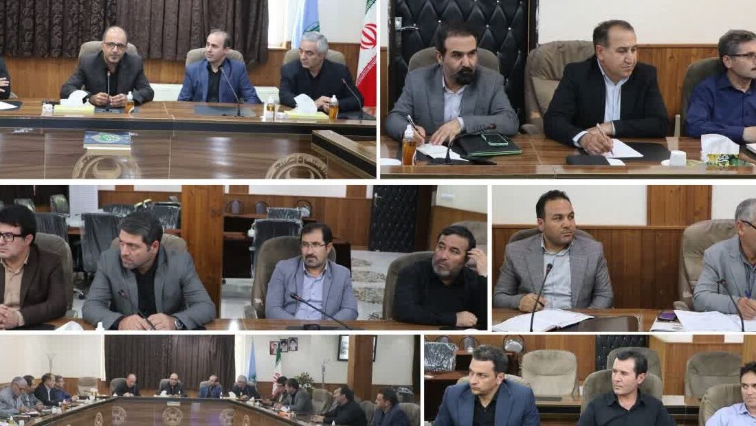 دیدار مدیرعامل شرکت گاز استان اردبیل با معاونین فنی، صنعتی و اداری، مالی، بازرگانی شرکت مغان
