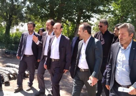 بازدید معاون رئیس کل دادگستری استان از طرح های شهرداری اردبیل در مناطق کم برخوردار