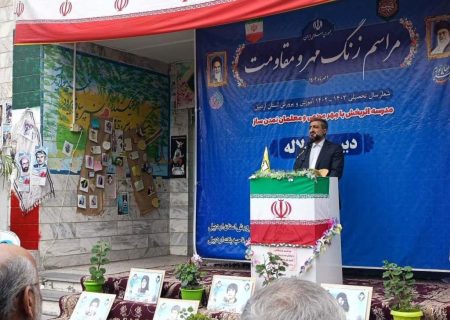 زنگ مهر و مقاومت در مدارس اردبیل نواخته شد