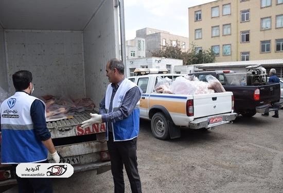 ۹۲۰ کیلوگرم گوشت و آلایش دام و طیور بی هویت، غیربهداشتی و فاسد در اردبیل کشف و ضبط شد