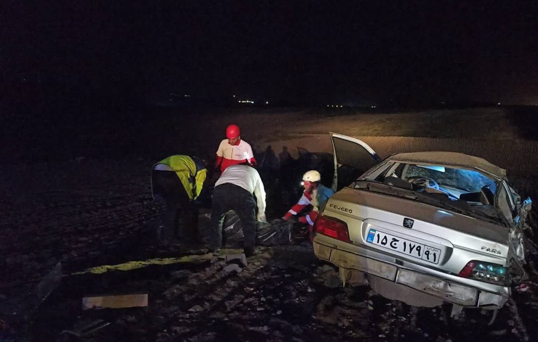 حادثه رانندگی در جاده مشگین شهر- اردبیل یک فوتی و ۴ مصدوم بر جای گذاشت