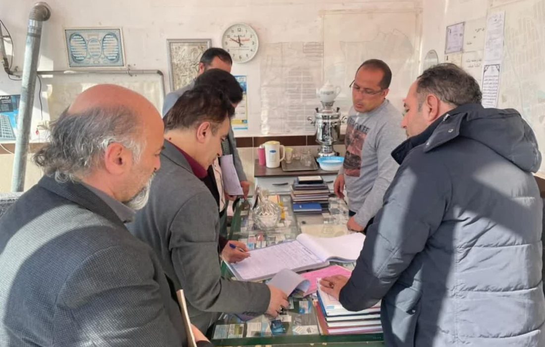 بازرسی نماینده دادگستری کل استان اردبیل از مشاورین املاک شهرستان اردبیل