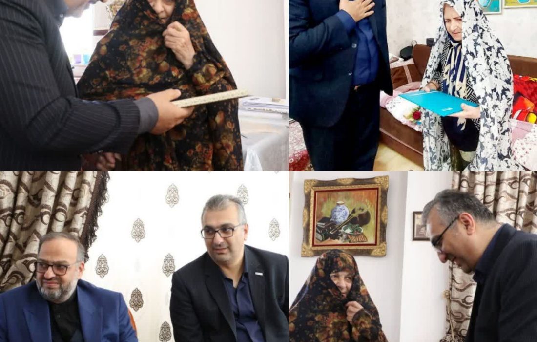 تکریم مادران شهید توسط شورای هماهنگی بیمه های بازرگانی استان ، طی همراهی با معاون حقوقی و پارلمانی بنیاد شهید
