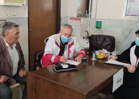 بهره مندی ۱۰۸۰ نفر از خدمات طرح ملی نذر خدمت جمعیت هلال احمر استان اردبیل