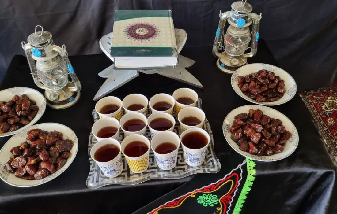 مراسم عزاداری ایام فاطمیه در مدرسه صدرای اردبیل