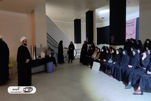 بازدید دانش آموزان مدرسه صدرای اردبیل از نمایشگاه قلب الرسول