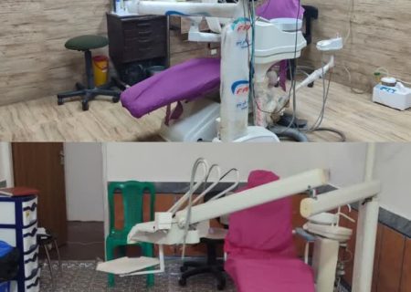 پلمب دو محل غیرمجاز دندانپزشکی در پارس آباد 