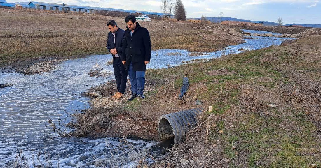 ورود دادستان نمین به ماجرای آلودگی رودخانه قرهسو