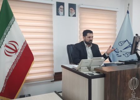 جلسه دادرسی برخط به صورت علنی در حوزه قضایی نمین برگزار شد