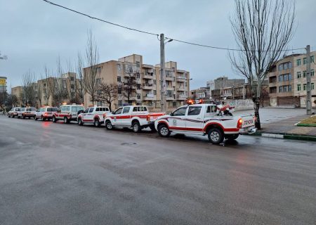 اعزام تیم های عملیاتی هلال احمر استان اردبیل به مانور کشوری تهران
