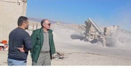 پایش مستمر فعالیت های معدنی و کارگاه های شن و ماسه شهرستان نمین