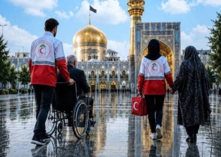 داوطلبان اردبیلی در پنجمین رویداد ملی “قدم به قدم در مسیر بهشت” برای خدمت به زائران