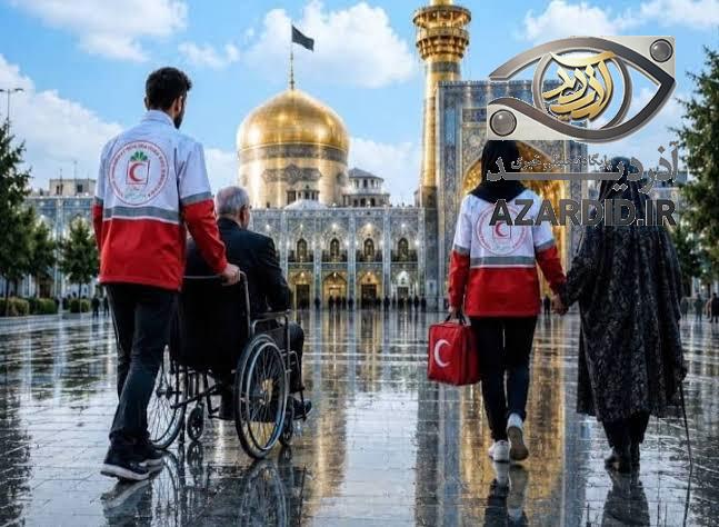 داوطلبان اردبیلی در پنجمین رویداد ملی “قدم به قدم در مسیر بهشت” برای خدمت به زائران